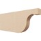 Ekena Millwork 2in. W x 8in. H x 20in. L Del Monte Woodgrain TimberThane Rafter Tail, Primed Tan RFTUR02X08X20DELRCPR - alternate 1
